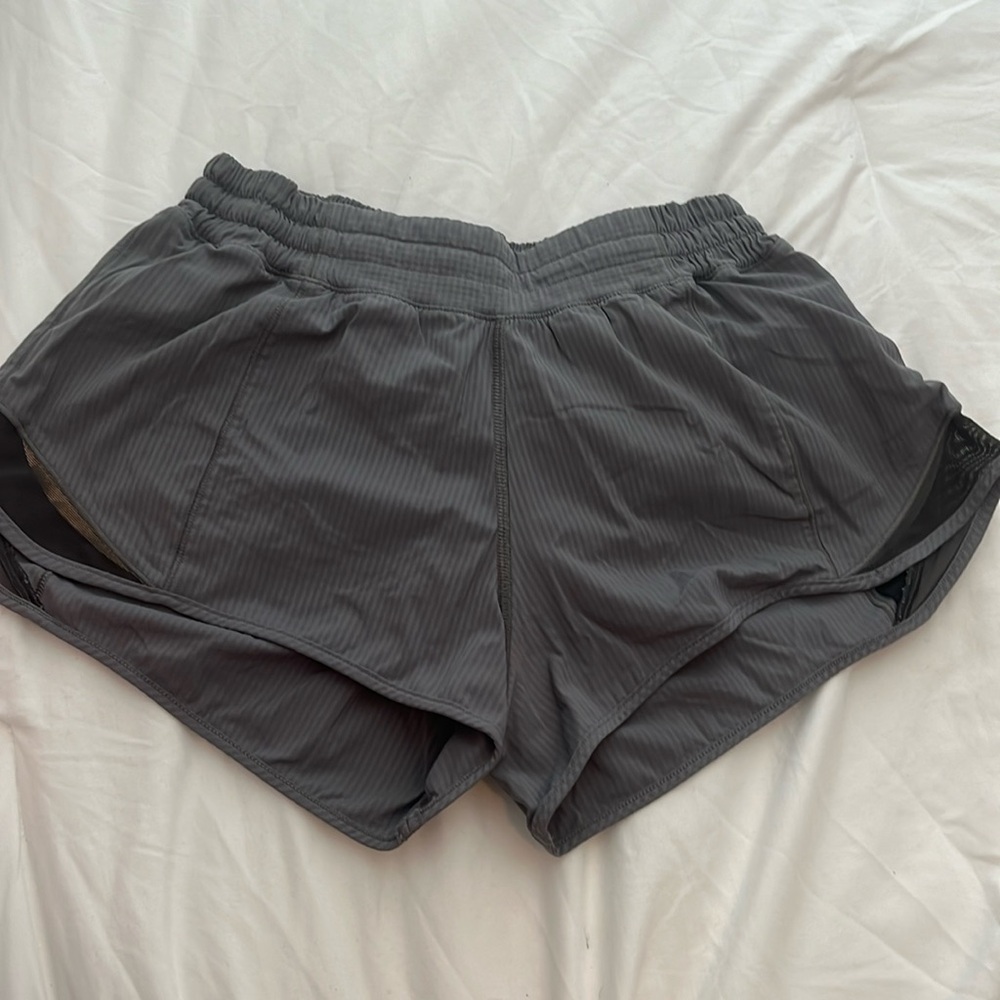 Gray lulu hotty hot shorts